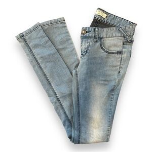 Free People Light Wash Skinny Jean Leggings Stretch Blue Pants Womens 25L